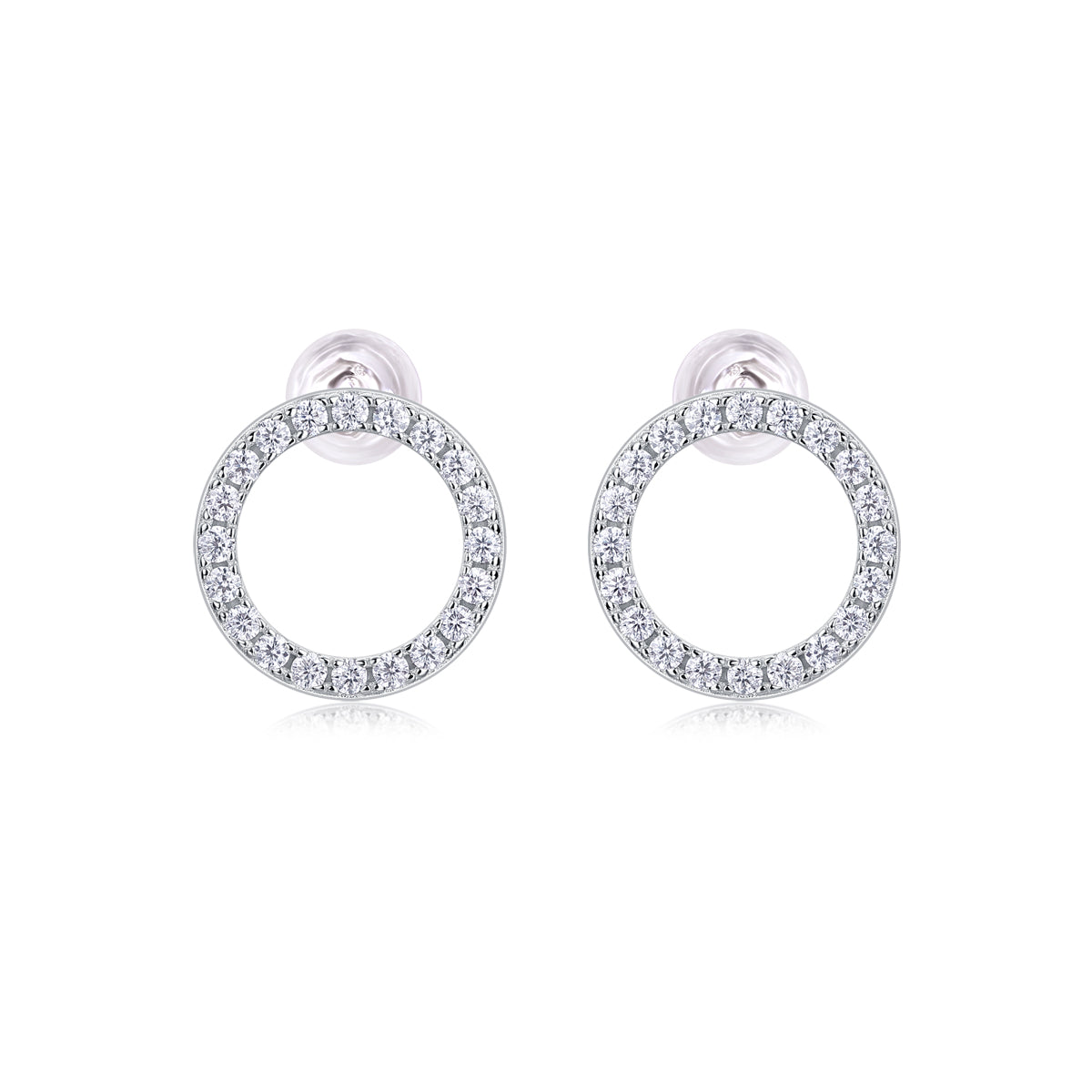 18K Gold Aurelia Circle Earrings