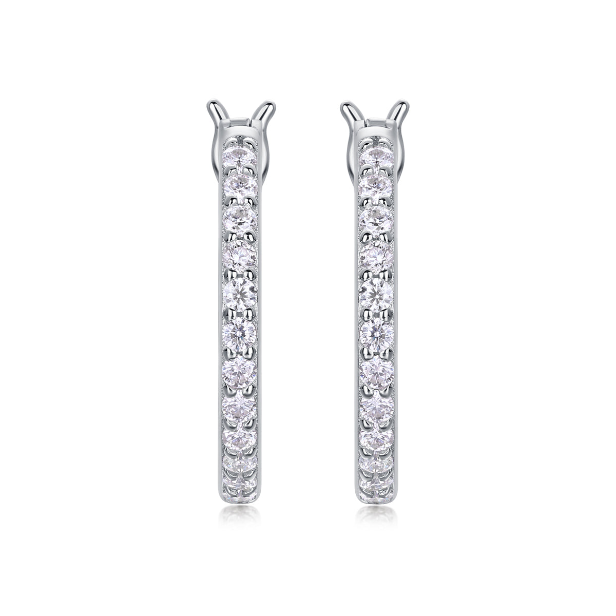 18K Gold Eternal Circle Earrings