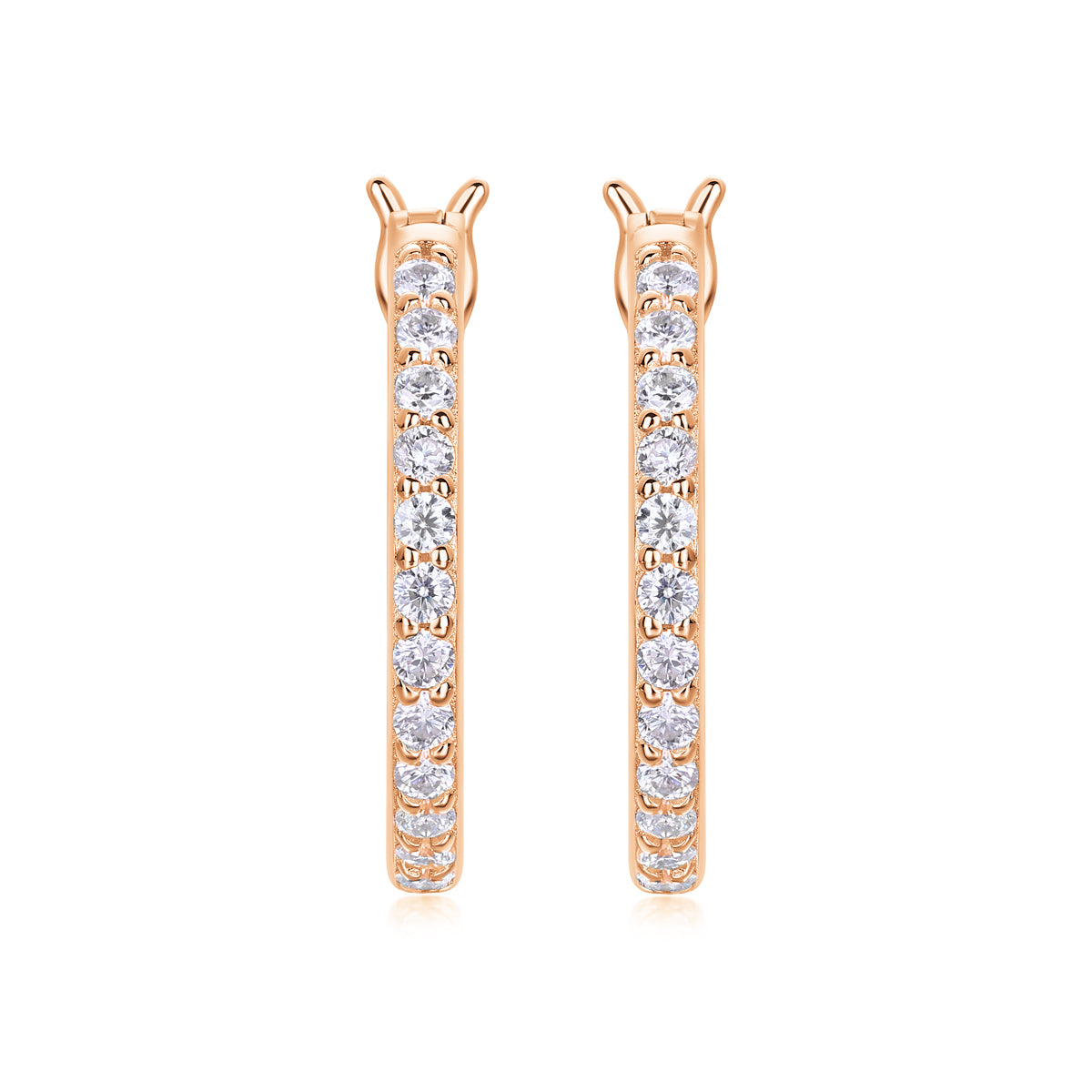 18K Gold Eternal Circle Earrings