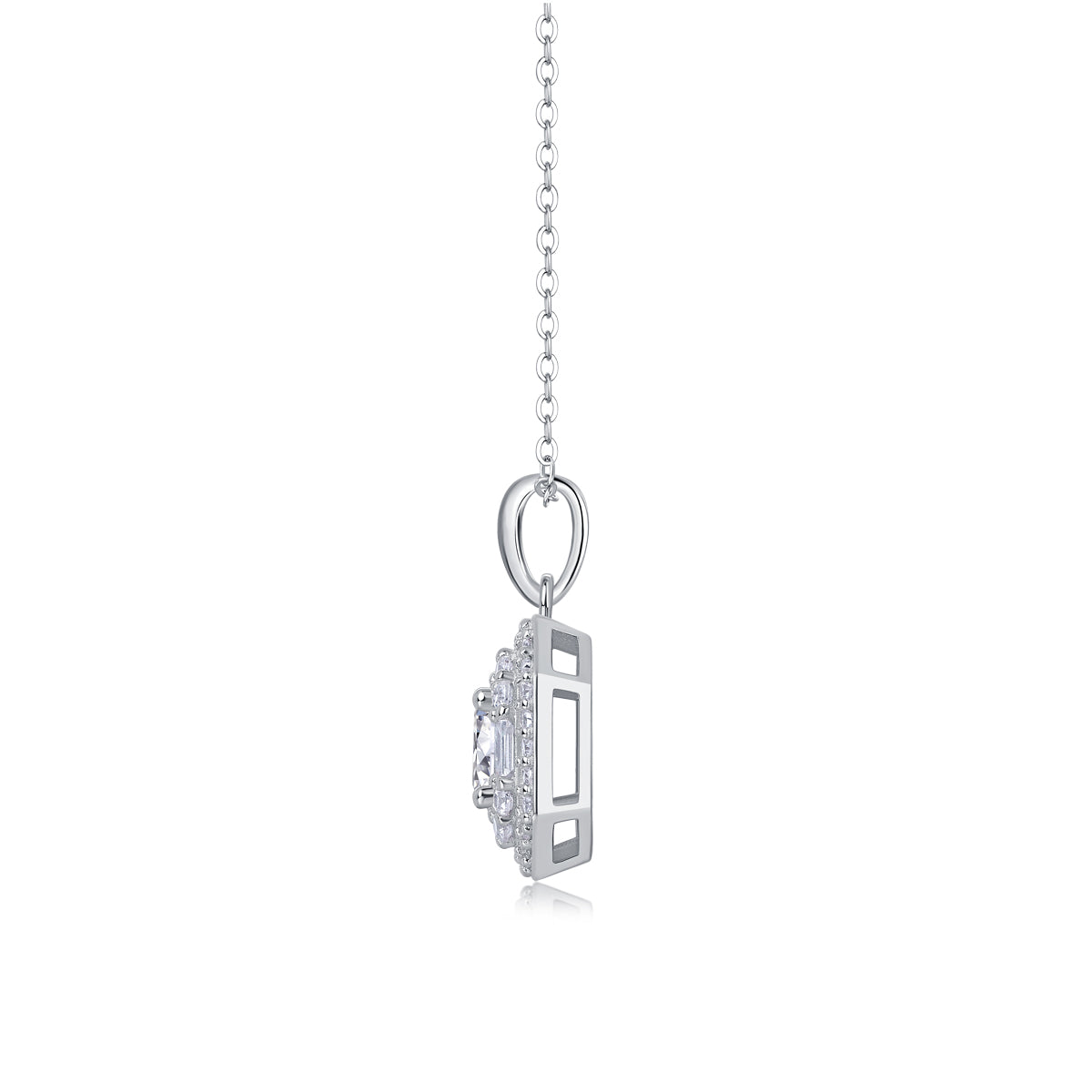 18K Gold Celeste Diamond-Cut Pendant Necklace