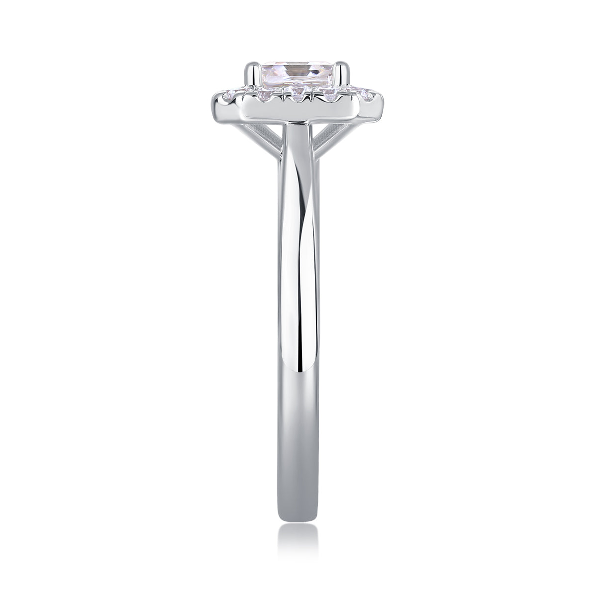 The Lumina Asscher Halo Ring