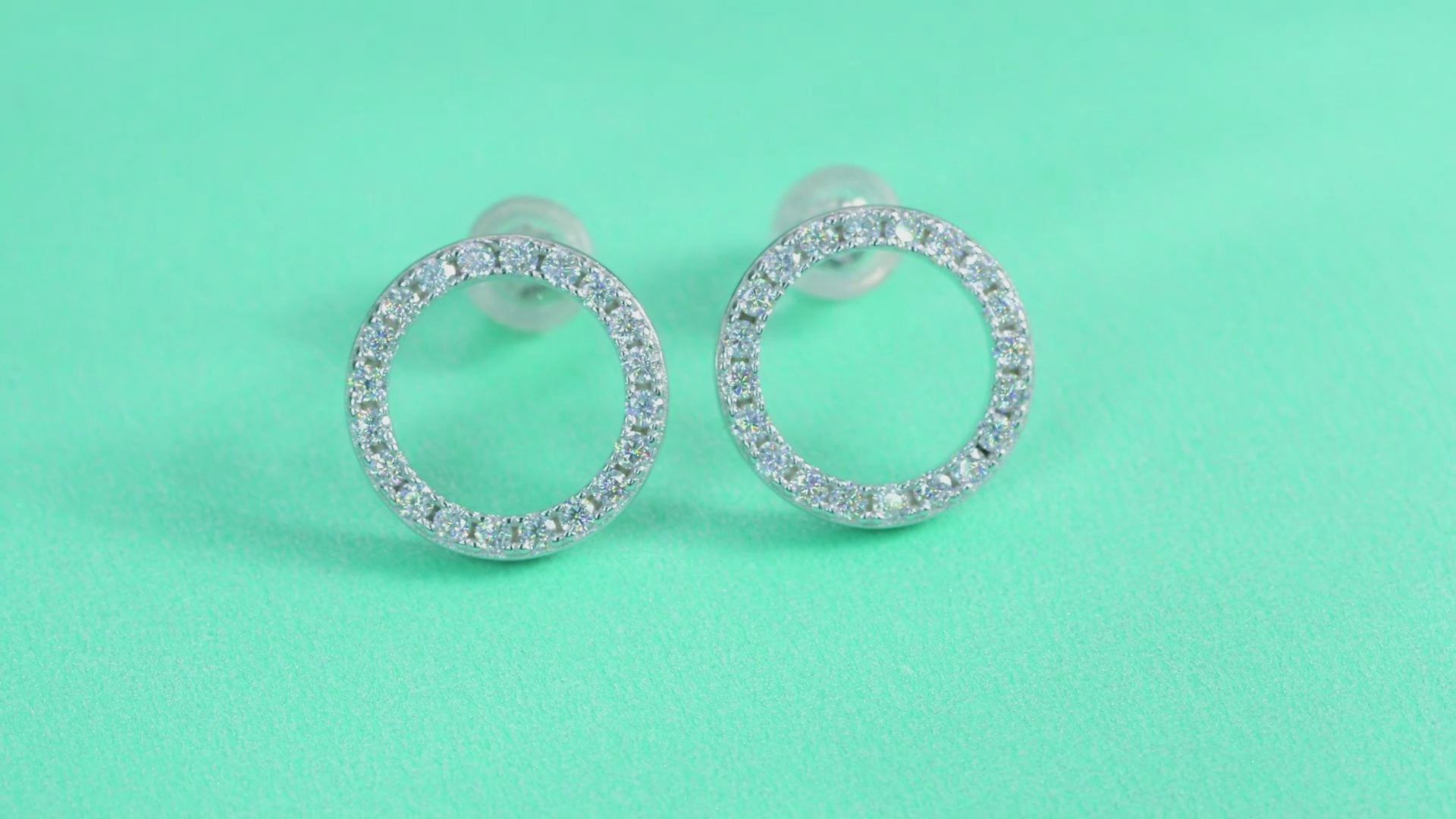 18K Gold Aurelia Circle Earrings
